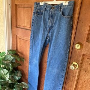 George Men's Straight Blue Jeans